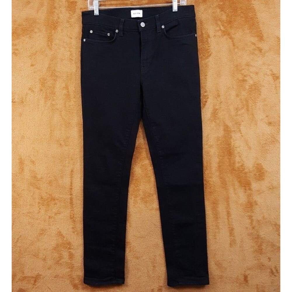 BLK DNM Jeans Mens Size 32x32 Black Wash Modern Slim Rise Mid Rise JEANS 05 $190